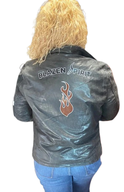 "Vintage Vibe" in Distressed Grey or Black Premium Genuine Leather  Jacket with Level 2 Guards, Back Protector and rain / warmthliner