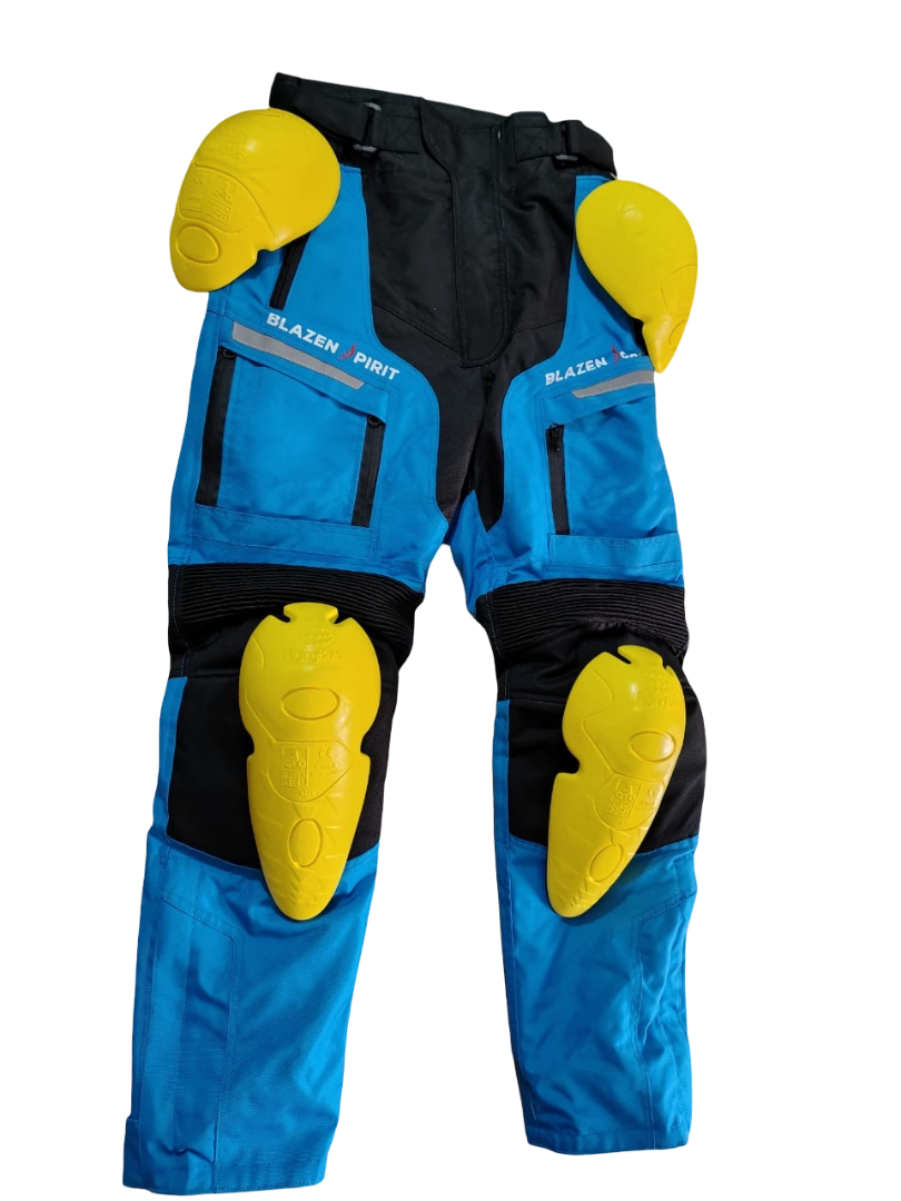 "Adventurer" Riding Pants Cover Up All Season Cordura Textile (White, Yellow or Ocean Blue) OR choose your own