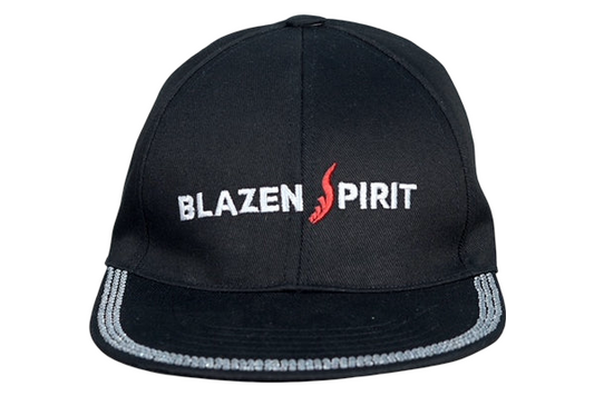 Black Cloth branded Blazen Spirit Silver Jeweled Casual Hat
