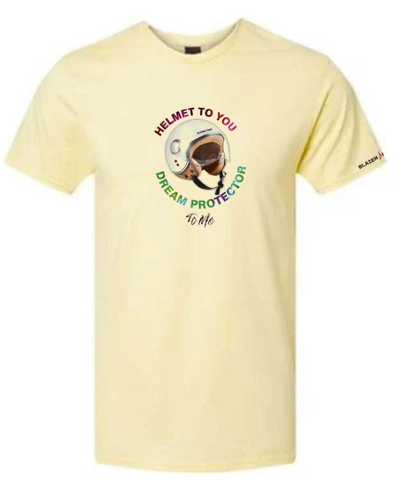 Protect your Dream Maker Ladies T-shirt Helmet Casual Shirt, Multi Color