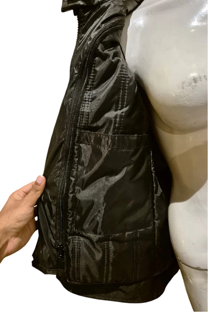 Blazen Spirit Signature "Raven" Cordura Textile Jacket in Black, Yellow and Cheetah Print