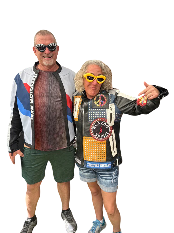 "Rebel Roads" 100% Cowhide Leather Blazen Spirit Signature Jacket with Guards