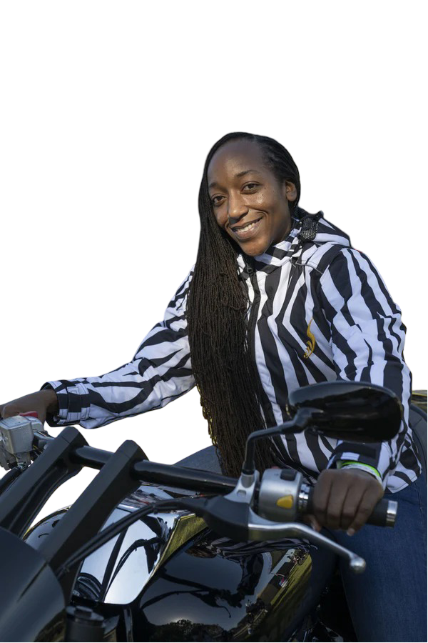 Blazen Spirits "Safari" Textile Full Print Zebra Protective Jacket with Level 2 Guards at elbow and back