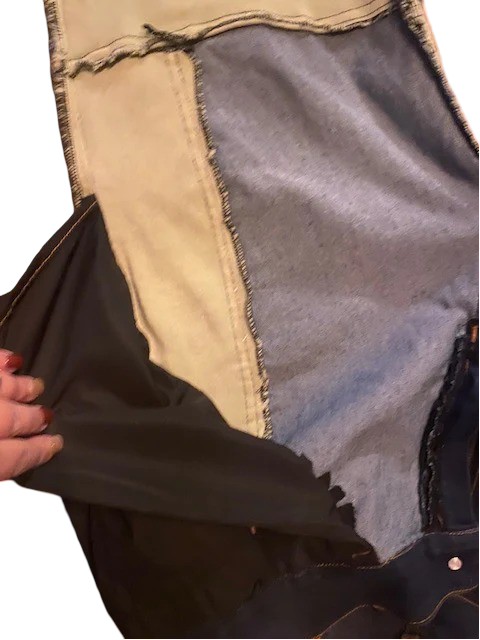 Signature Durable "Victoria" Blue Jeans Blazen Spirit Protective Lady Rider Jeans, Blue, Black, Gray and Tan