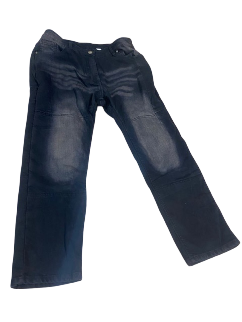 "Rhonda" Black lined Motorcycle Jeans Blazen Spirit Protective Kevlar Lined with Level 2 Guards Mesh Lined pants