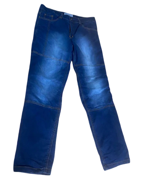 Signature Durable "Victoria" Blue Jeans Blazen Spirit Protective Lady Rider Jeans, Blue, Black, Gray and Tan