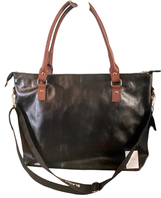 Large Leather Weather Resistant Branded Blazen Spirit Travel Bag