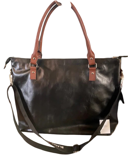 Large Leather Weather Resistant Branded Blazen Spirit Travel Bag