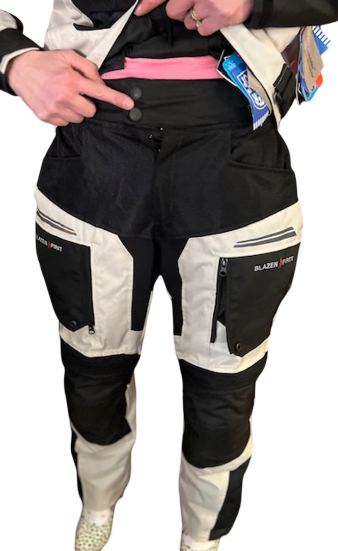 2 Piece Premium "Journey" Cordura Textile Heavy Duty Riding Suit All Seasons set Sold with zip out liner for warmth!