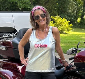 Drag Bike Racing Queen of the South Chrome Tank Top Maegan Bowers-Petway