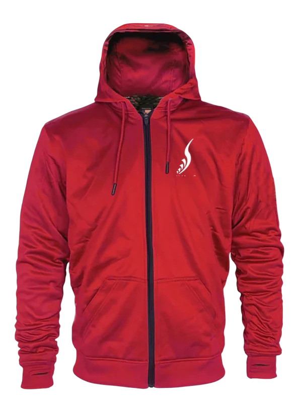 Blazen Spirit  Protective Long Sleeve Hoodie with Kevlar & CE2 Guards Royal Blue, Red, Black, Yellow & Purple