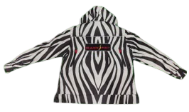 Blazen Spirits "Safari" Textile Full Print Zebra Protective Jacket with Level 2 Guards at elbow and back