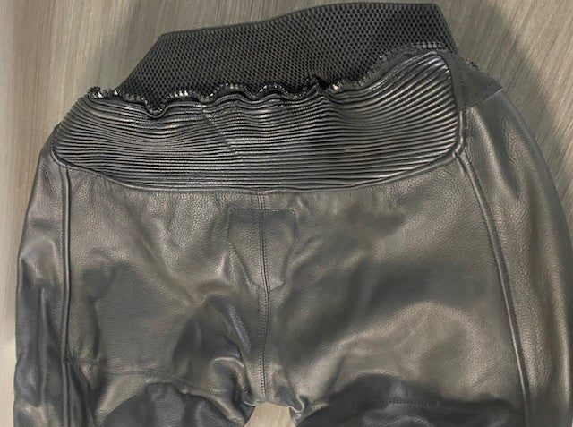 Custom SUPER Moto Lady Racer Suit in Premium leather, up to 3 colors, 2 patterns, 4 patches, and 10 bling rhinestones
