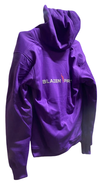 Blazen Spirit  Protective Long Sleeve Hoodie with Kevlar & CE2 Guards Royal Blue, Red, Black, Yellow & Purple