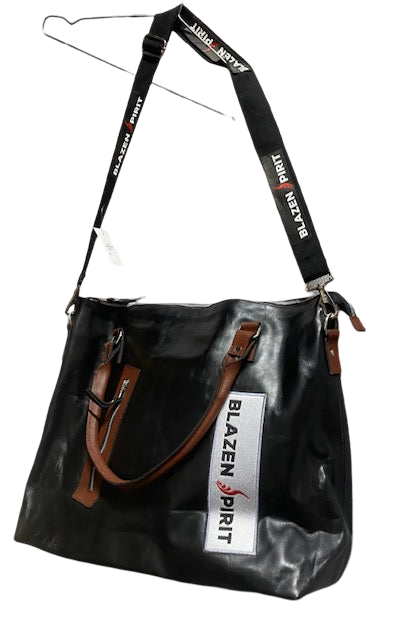 Large Leather Weather Resistant Branded Blazen Spirit Travel Bag