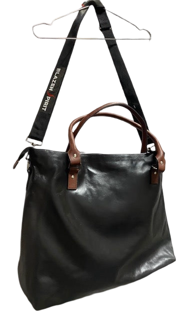 Large Leather Weather Resistant Branded Blazen Spirit Travel Bag