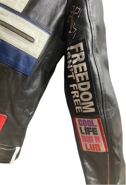 "Rebel Roads" 100% Cowhide Leather Blazen Spirit Signature Jacket with Guards