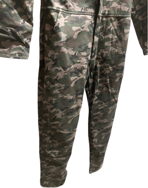 LS Fashionable and Durable Blazen Spirit Signature Heavy Coveralls with Level 2 guards, Camo, red, Black
