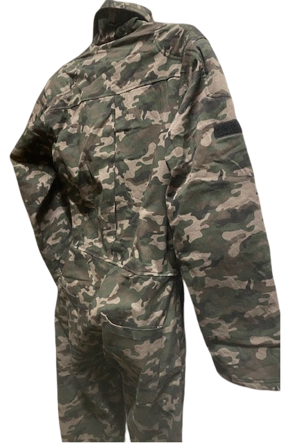 LS Fashionable and Durable Blazen Spirit Signature Heavy Coveralls with Level 2 guards, Camo, red, Black