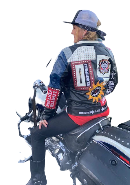 "Rebel Roads" 100% Cowhide Leather Blazen Spirit Signature Jacket with Guards