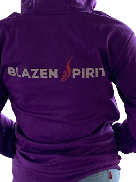 Blazen Spirit  Protective Long Sleeve Hoodie with Kevlar & CE2 Guards Royal Blue, Red, Black, Yellow & Purple