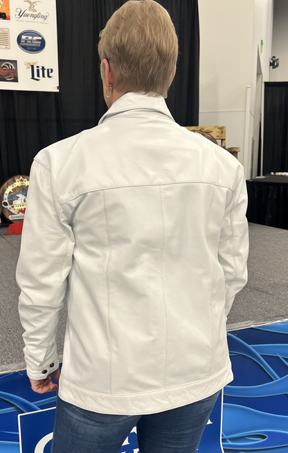 Leather Branded Blazen Spirit  Shirt Jacket  (Unisex)