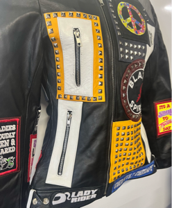 "Rebel Roads" 100% Cowhide Leather Blazen Spirit Signature Jacket with Guards