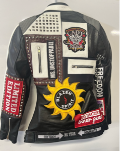 "Rebel Roads" 100% Cowhide Leather Blazen Spirit Signature Jacket with Guards