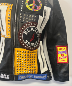 "Rebel Roads" 100% Cowhide Leather Blazen Spirit Signature Jacket with Guards