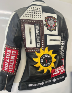 "Rebel Roads" 100% Cowhide Leather Blazen Spirit Signature Jacket with Guards