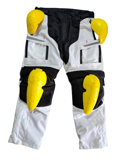 "Adventurer" Riding Pants Cover Up All Season Cordura Textile (White, Yellow or Ocean Blue) OR choose your own
