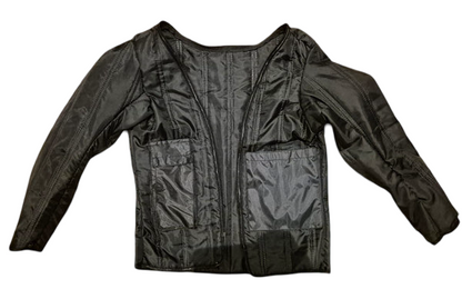 Blazen Spirit Signature  "Zara" Textile All Weather Jacket Red Black White Zebra Print (Lady Rider, Stylish Motorcycle Jacket)