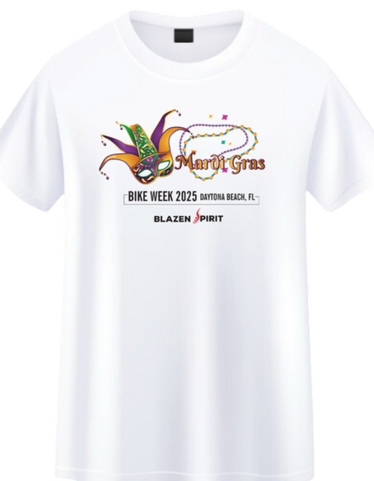 Mardi Gra Bike Week 2025 T-Shirt